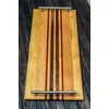 Kép 3/3 - Akác Alkony, szervírozó kínáló tál, akác-fekete dió-paduk, Kakas Woodworking