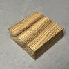 Kép 2/2 - Zebrano hobbi faanyag 55 mm x 150 mm x 150 mm ZEBRANO0016