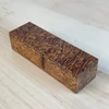 Kép 2/2 - Amboina gyökér késmarkolat anyag, stabilizált, 28 x 36 x 118 mm AM114