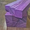 Kép 2/4 - Amaranth (purpleheart) 20 db-os hobbi fa csomag 20 mm x 20 mm x 150 mm