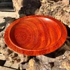 Kép 4/5 - Afrikai paduk kör forma hobbi faanyag 150 mm átmérő, 45 mm vastag