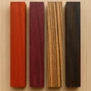 Kép 2/6 - Hobbi fa csomag 20 db amaranth, zebrano, paduk, wenge 20 mm x 20 mm x 150 mm