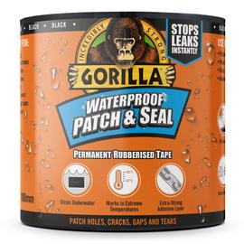 Gorilla Waterproof Patch & Seal Tape fekete 3 m x 100 mm vízálló foltozó, tömítő ragasztószalag
