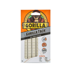 Gorilla Tack Gyurmaragasztó Kockák Újrahasználható 84db/csomag