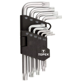 Topex imbuszkulcs készlet 9 részes 10-50 torx