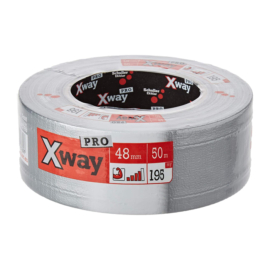 X-Way Pro 48mmx50m silver ragasztószalag, szövetbetétes, ezüst Schuller