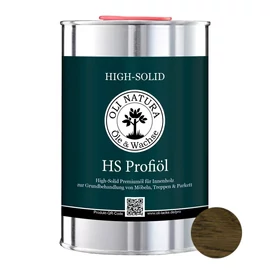 Oli-Natura HS Profi színezett keményolaj Jet Black