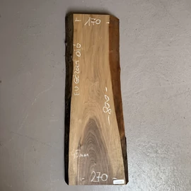 Szélezetlen európai gőzölt dió faanyag 45 x 170-270 x 800 mm EUGD109