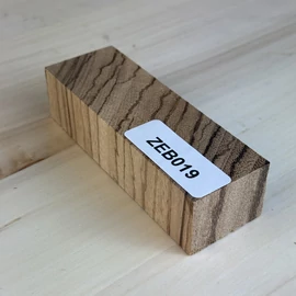 Zebrano késmarkolat anyag