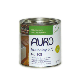 Munkalap olaj Auro 0,375 l mézszínű