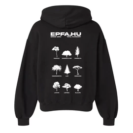 Fekete kapucnis pulóver