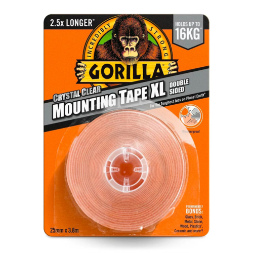 Gorilla Glue Mounting Tape XL kétoldalas ragasztószalag 2,5 cm x 3,8 m