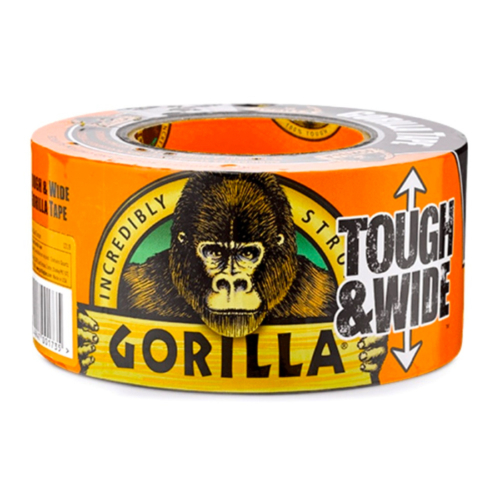 Gorilla Tape Tough & Wide 27m x 73mm Fekete Extra Erős Ragasztószalag