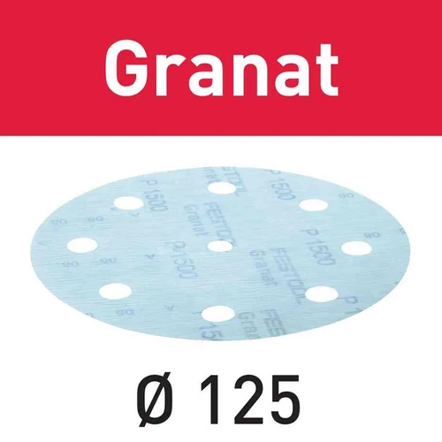 Csiszolópapír Granat STF D125/8 P1500