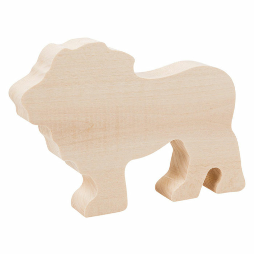 Hársfa oroszlány forma hobbi fa faragáshoz 120 mm x 80 mm x 20 mm
