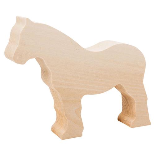 Hársfa ló forma hobbi fa faragáshoz 120 mm x 80 mm x 20 mm