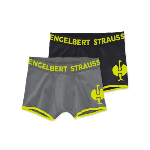 Engelbert Strauss boxeralsó stretch 2 db fekete-szürke-neon