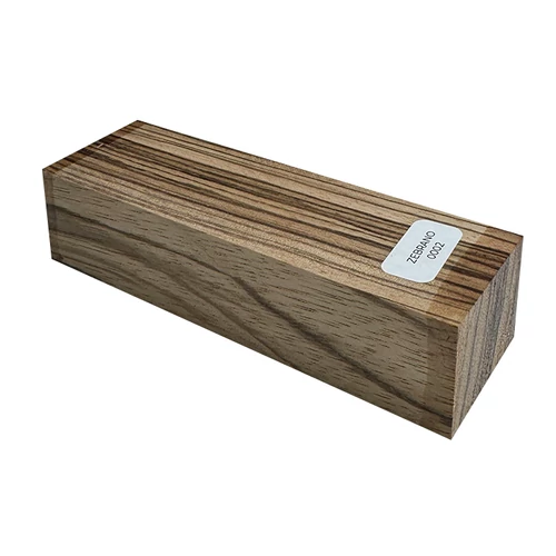 Zebrano hobbi faanyag 30 mm x 40 mm x 125 mm ZEBRANO0002